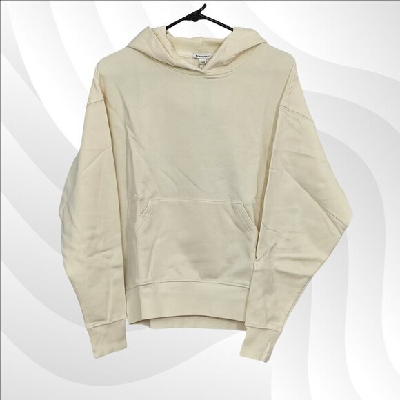 2/$50 WeWoreWhat Off-White Oversized Hoodie Size XS | Cozy Casual Sweatshirt - Picture 3 of 8